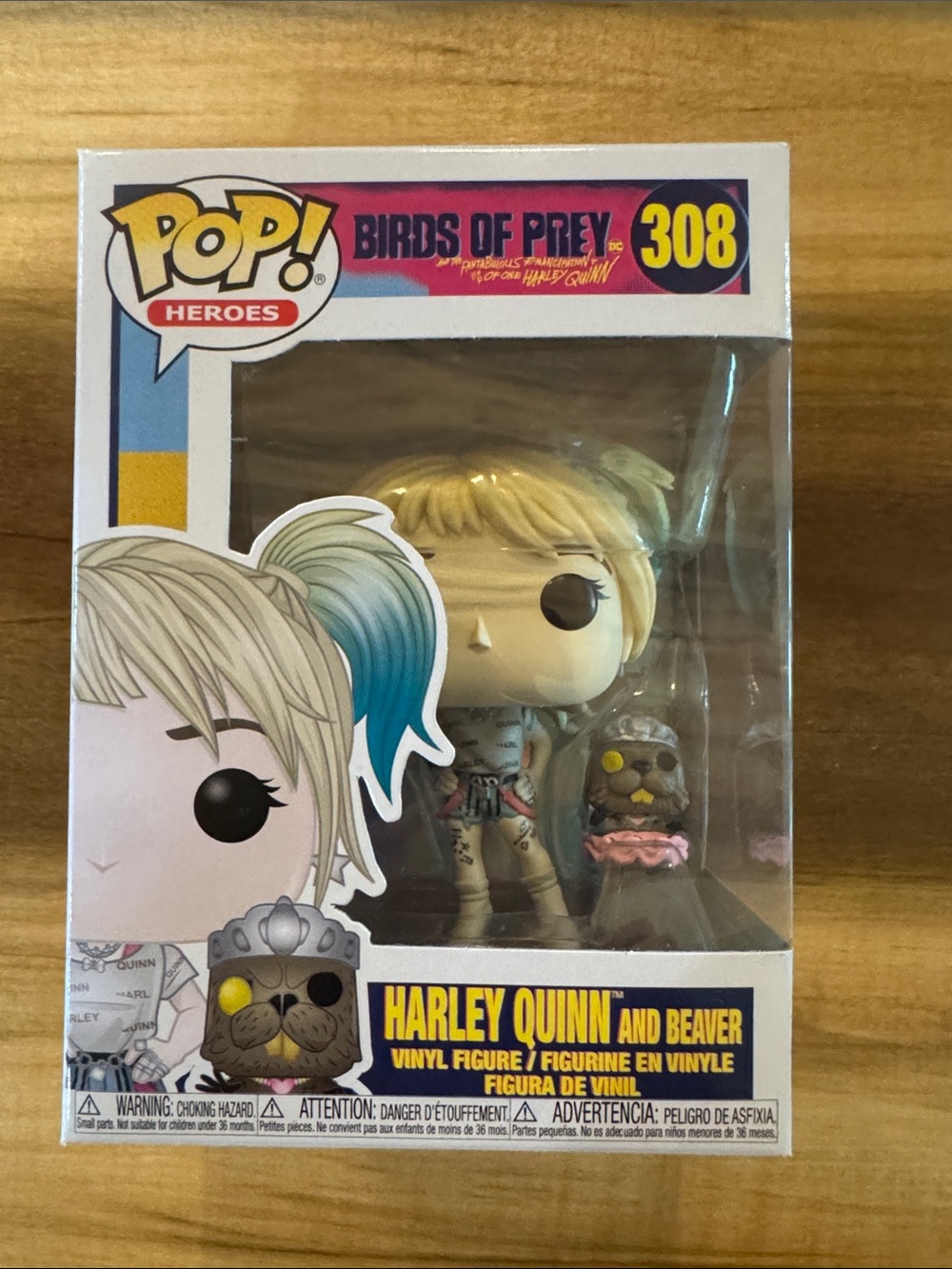 Funko Pop! Heroes Harley Quinn Blonde with Blue Streaks (308)
